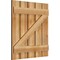 Ekena Millwork Spaced Board-n-Batten Shutters w/Z-Bar, Rough Sawn Western Red Cedar, 28 7/8W x 31H, PR RBS06Z29X031RWR - alternate 5
